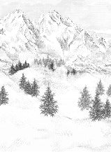 Sfondo della montagna di Chamonix
