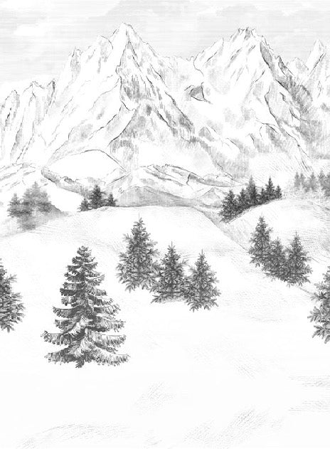 Sfondo della montagna di Chamonix