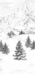 Sfondo della montagna di Chamonix