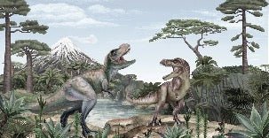 Sfondo del mondo dei dinosauri