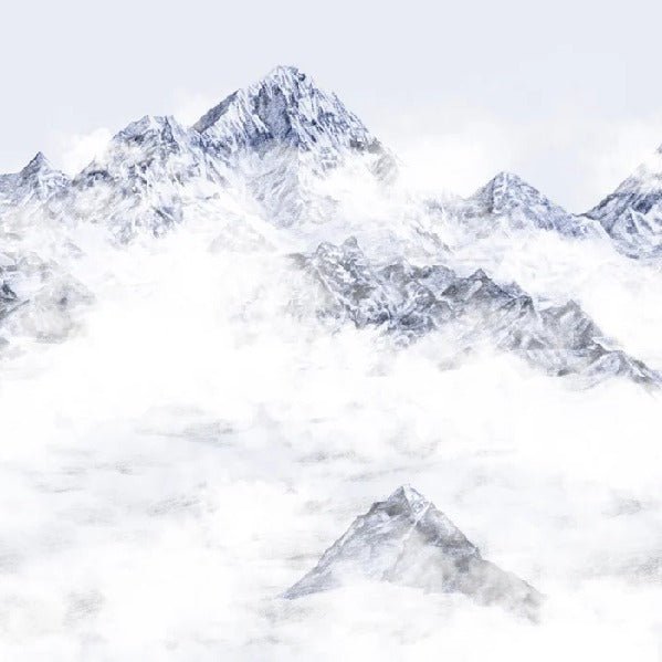 Carta da parati blu del Monte Everest