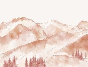Carta da parati dei monti Aravis