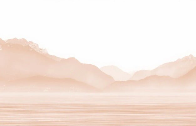 Papier peint Annecy et son lac paisible terracotta, XXL, tendance