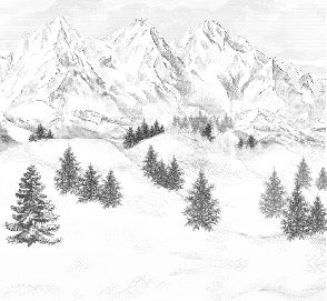 Sfondo della montagna di Chamonix