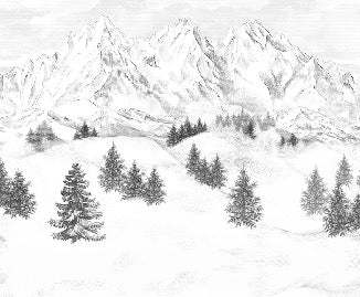Sfondo della montagna di Chamonix
