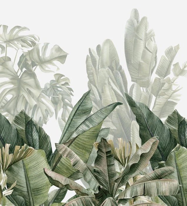 Carta da parati panoramica verde banana
