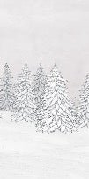 Carta da parati rossa per gondola di montagna