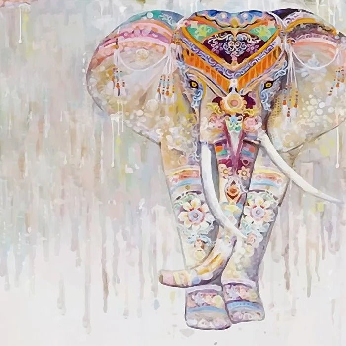 Carta da parati indiana Boho Elephant