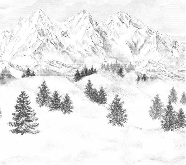 Sfondo della montagna di Chamonix