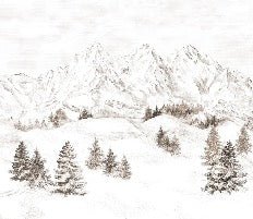 Alpi montagna carta da parati