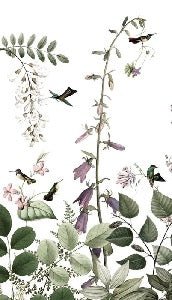 Carta da parati per ragazze color malva