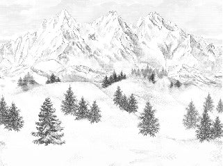 Sfondo della montagna di Chamonix