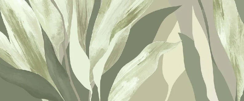 Papier peint étoffe vert, XXL, tendance