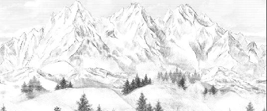 Sfondo della montagna di Chamonix