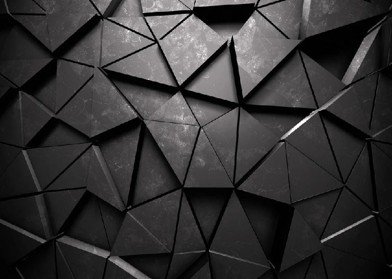 Papier peint 3D Black Perspective, XXL, tendance