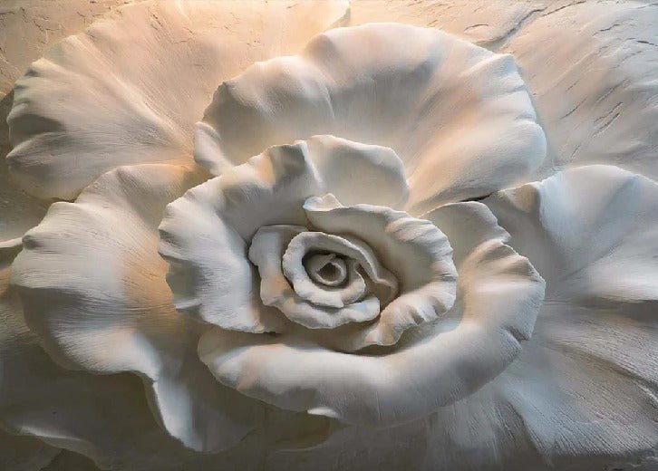 Scultura di fiori 3D wallpaper