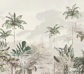 Papier peint panoramique jungle eden vert, XXL, tendance