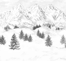 Sfondo della montagna di Chamonix