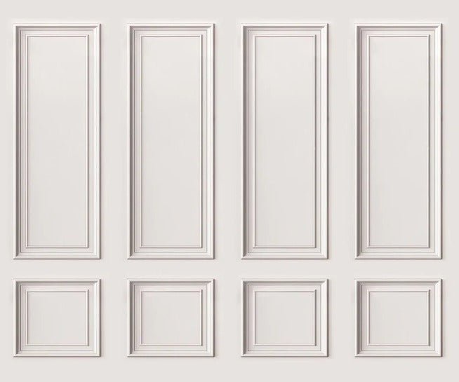 Papier peint panoramique moulure Haussmanienne, XXL, tendance