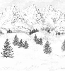 Sfondo della montagna di Chamonix