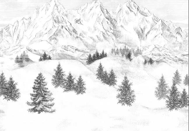 Sfondo della montagna di Chamonix