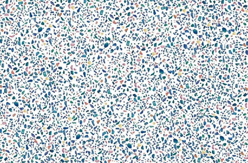 Carta da parati effetto terrazzo condensato