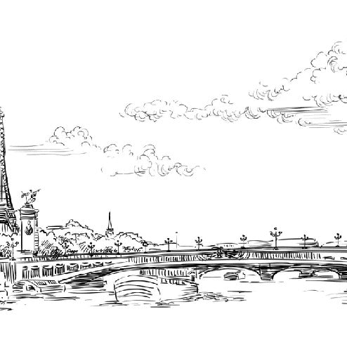 Wallpaper del ponte di Alexandre Paris