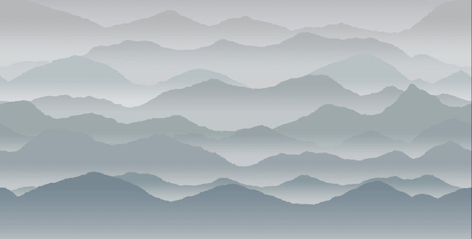Carta da parati panoramica cimes mist