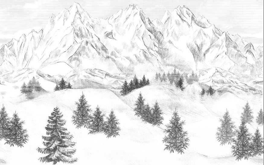 Sfondo della montagna di Chamonix