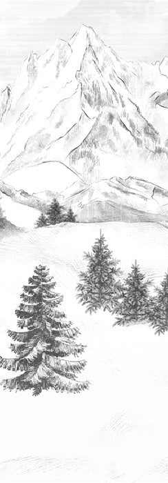 Sfondo della montagna di Chamonix