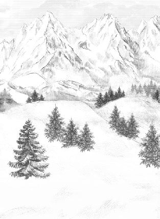 Sfondo della montagna di Chamonix