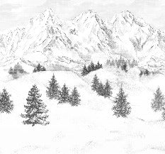 Sfondo della montagna di Chamonix