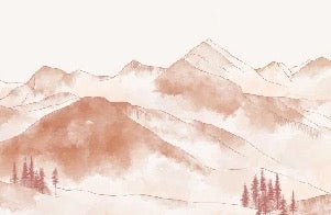 Carta da parati dei monti Aravis