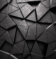 Papier peint 3D Black Perspective, XXL, tendance