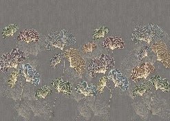 Carta da parati panoramica di tendenza in ginkgo asia