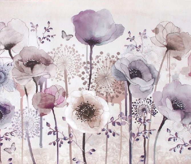Carta da parati Fleur Parme