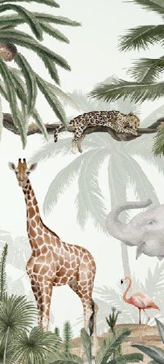 Carta da parati per bambini Giungla pacifica