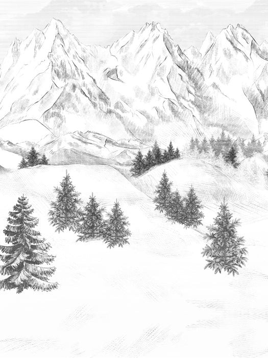 Sfondo della montagna di Chamonix
