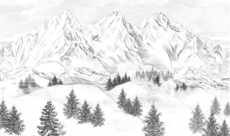 Sfondo della montagna di Chamonix