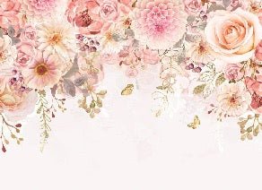Carta da parati floreale Mademoiselle