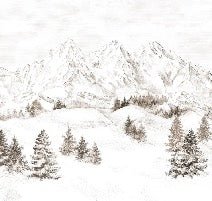 Alpi montagna carta da parati