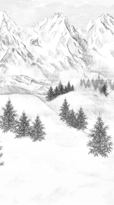 Sfondo della montagna di Chamonix