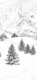 Sfondo della montagna di Chamonix