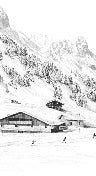 Carta da parati Clusaz ski fond montagne Confins