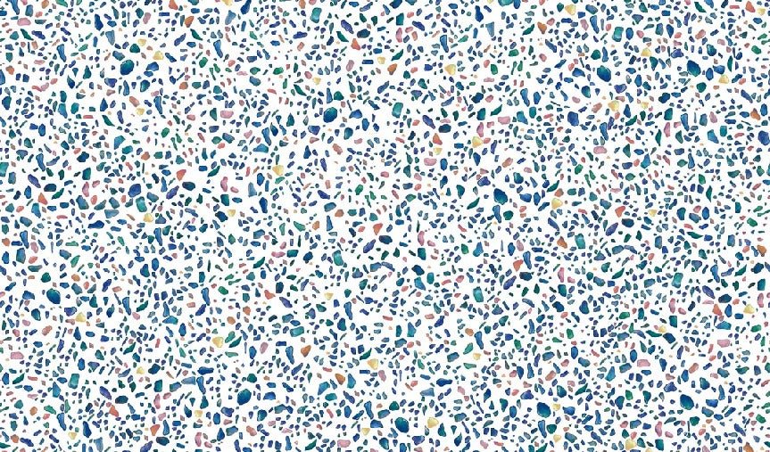 Carta da parati effetto terrazzo condensato