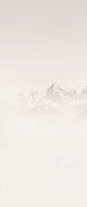 Il Monte Bianco nella nebbia seppia
