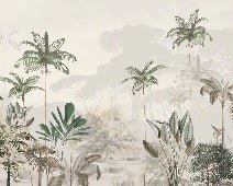 Papier peint panoramique jungle eden vert, XXL, tendance