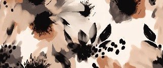 Carta da parati con fiori ipnotici