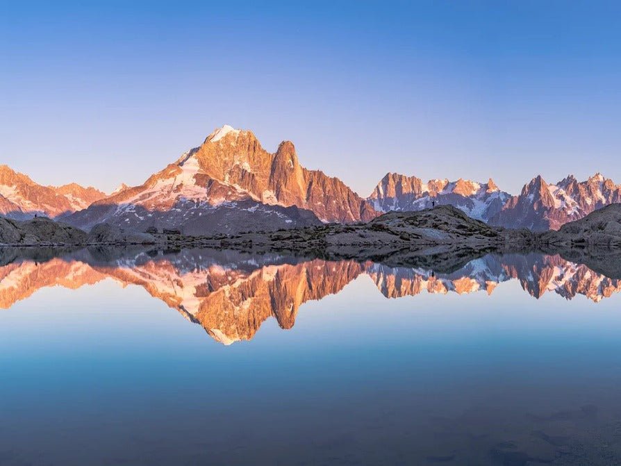 Sfondo del lago bianco