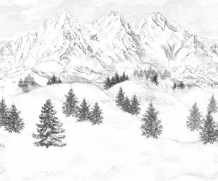 Sfondo della montagna di Chamonix